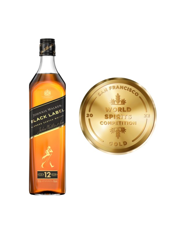 Johnnie Walker BLACK LABEL 12 Years Old SHERRY FINISH 40% Vol. 0,7l in  Giftbox : : Epicerie