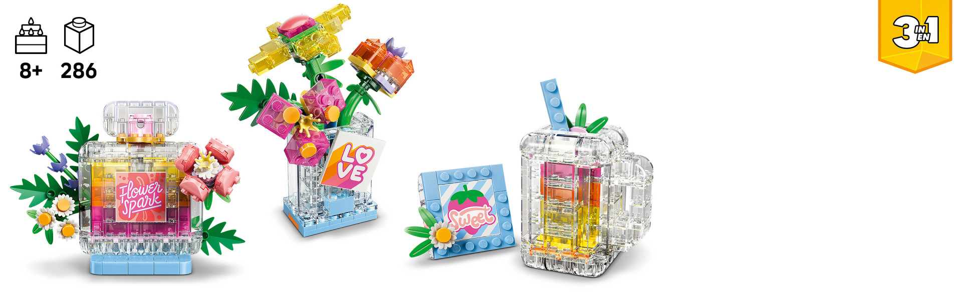 After a rewarding build, kids can add a touch of color to their bedroom by displaying this LEGO set as a piece of decoration.