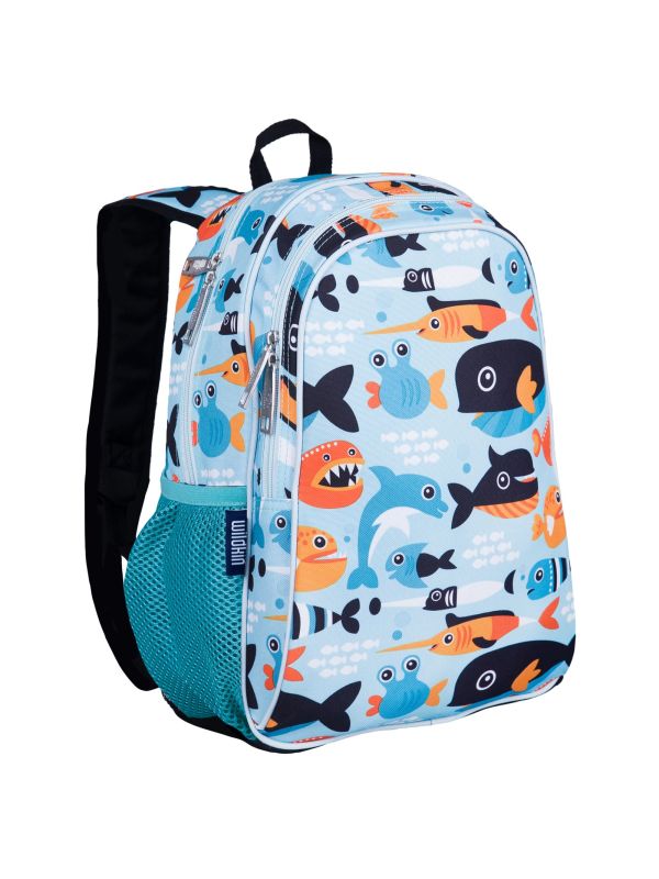Backpack for Girls Boys Kids Fish Travel Backpack Kids Bag with