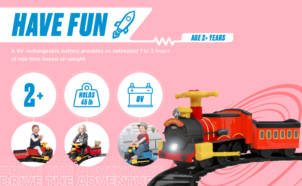 Rollplay 6v Steam Train Powered Ride-on : Target