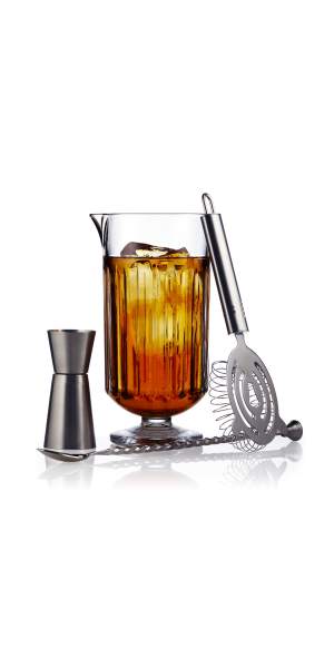 Libbey Classic Cocktail Flashback 4-Piece Bar Mixing Set