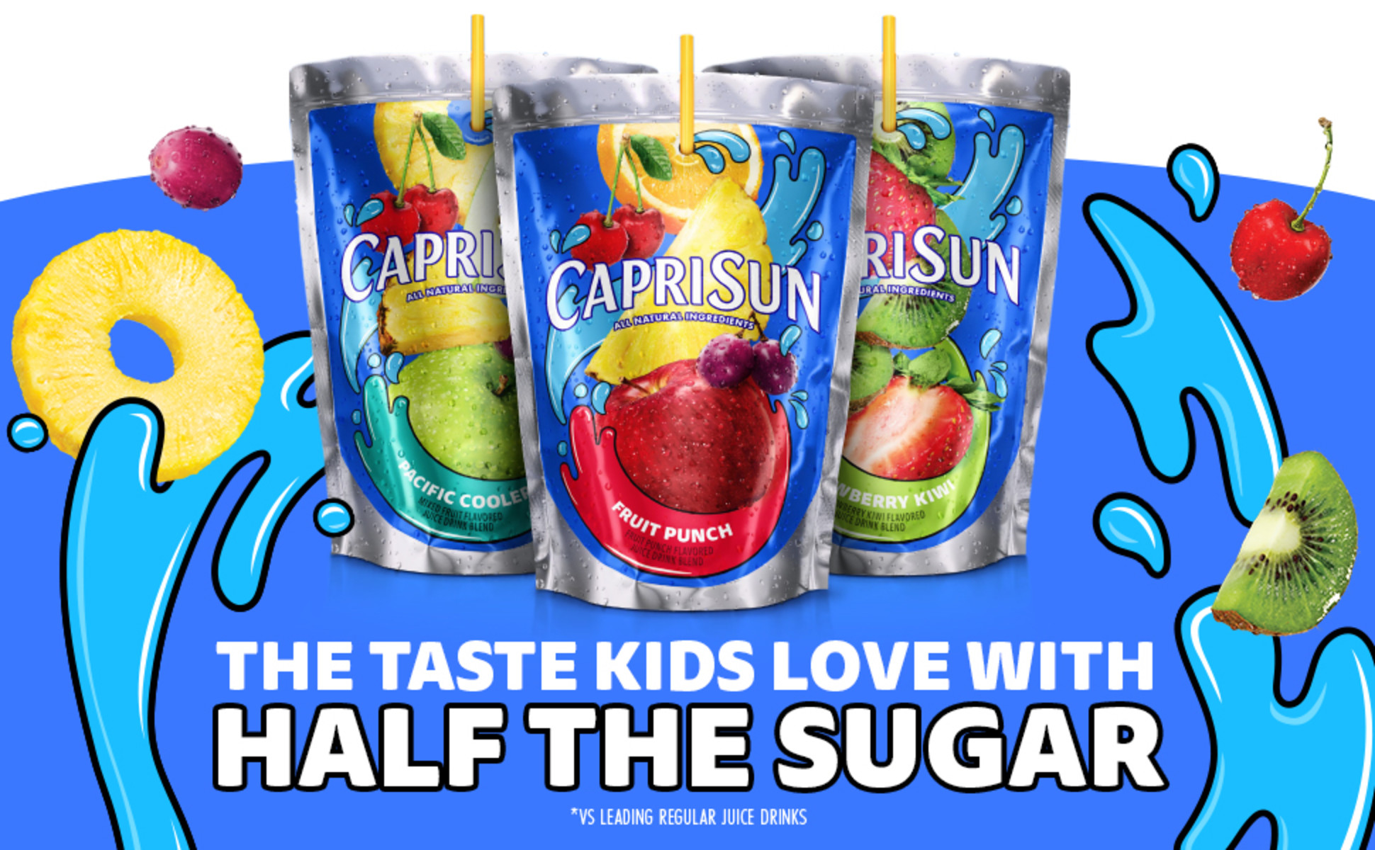 Capri Sun packs its pouches with filtered water instead of juice