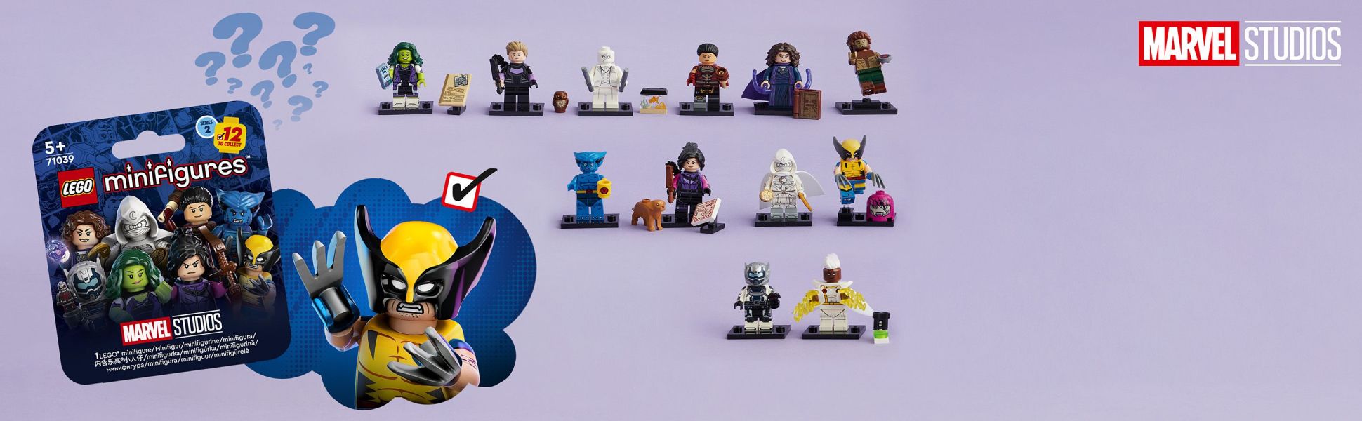 DISNEY LEGO MARVEL : Series 2 | Minifigures 71039 Wolverine, Storm You  Pick!!