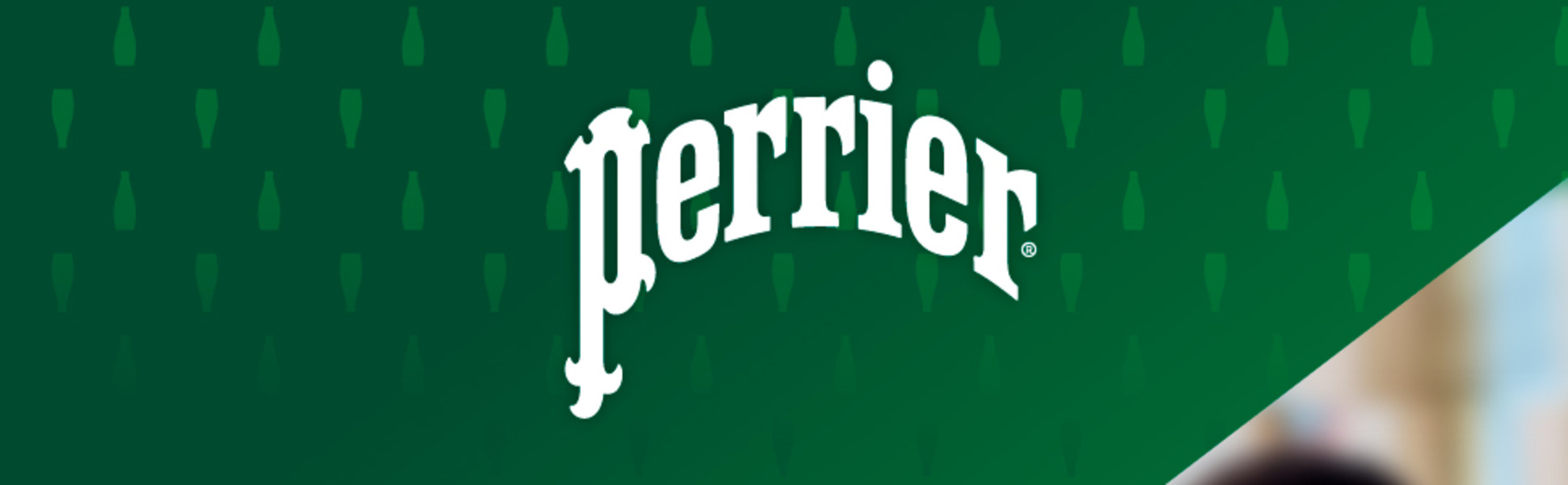 Perrier French sparkling mineral water