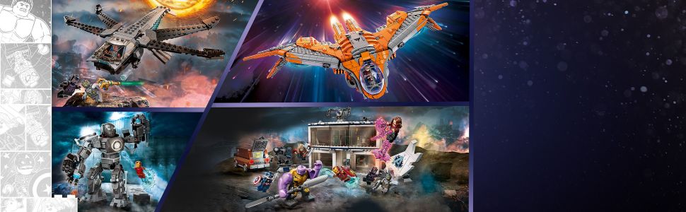 LEGO Marvel The Guardians' Ship 76193 Space Battleship Building