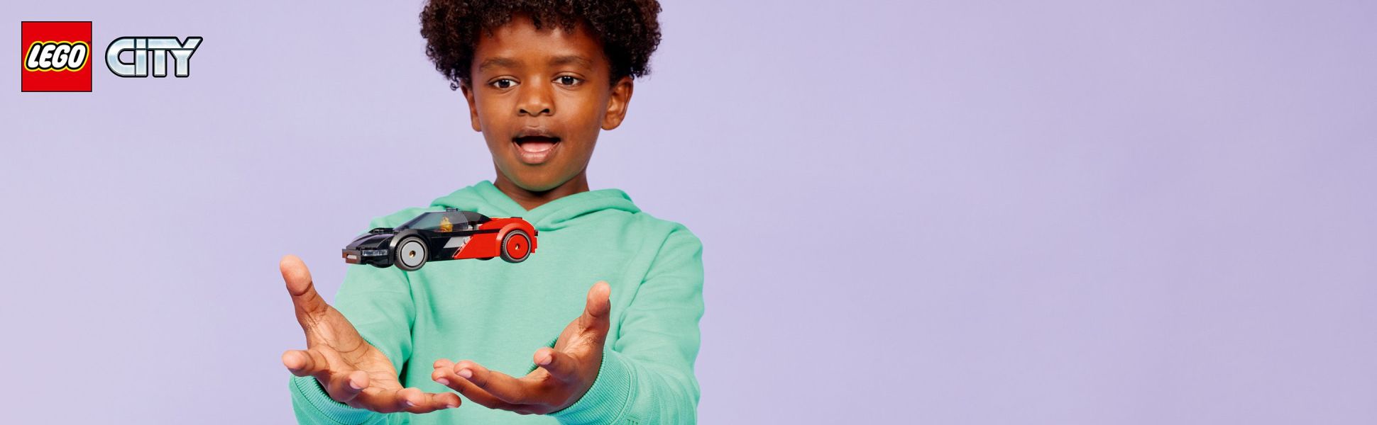 Young car fans can enjoy hours of fast-paced play with this sleek LEGO City EV Supercar.