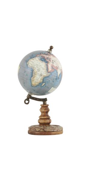 DecMode 5 Brown Globe Wood Base Traditional Style - Walmart.com