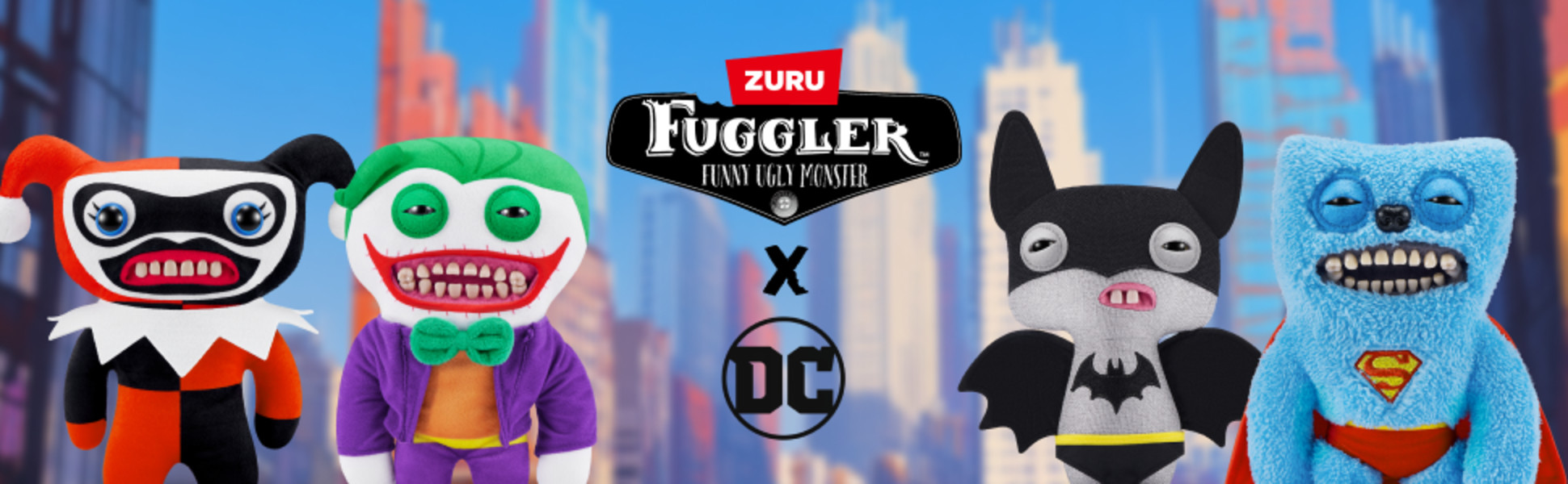 Fuggler x DC 9 inch DC Comics (Superman), Funny Ugly Monster Soft
