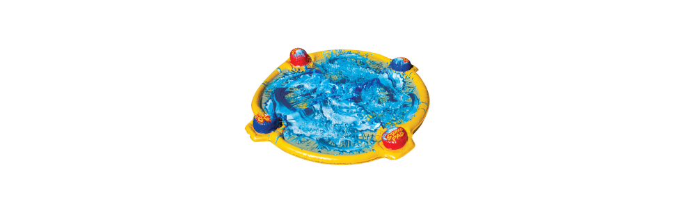 Banzai 42 inch Stomp 'N Splash Blast Pad Sprinkler Outdoor Playset,  Children 3+ years