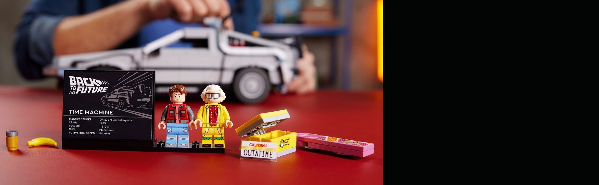 Lego Icons Back To The Future Time Machine Car Set 10300 : Target