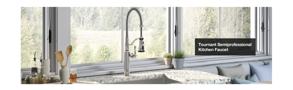 KOHLER Tournant Single-Handle Pull-Down Sprayer Kitchen Faucet