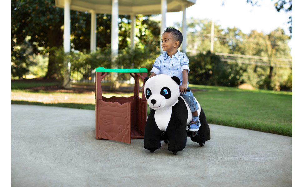 Zoo Crew Panda 6V Plush Ride-On - Walmart.com