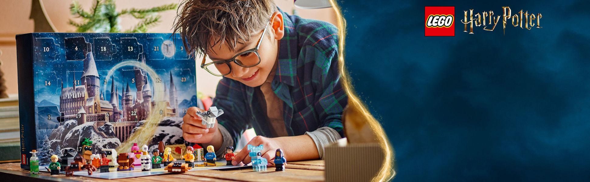 Open the door to playful adventures for your young wizard, witch or Muggle in the run-up to Christmas.