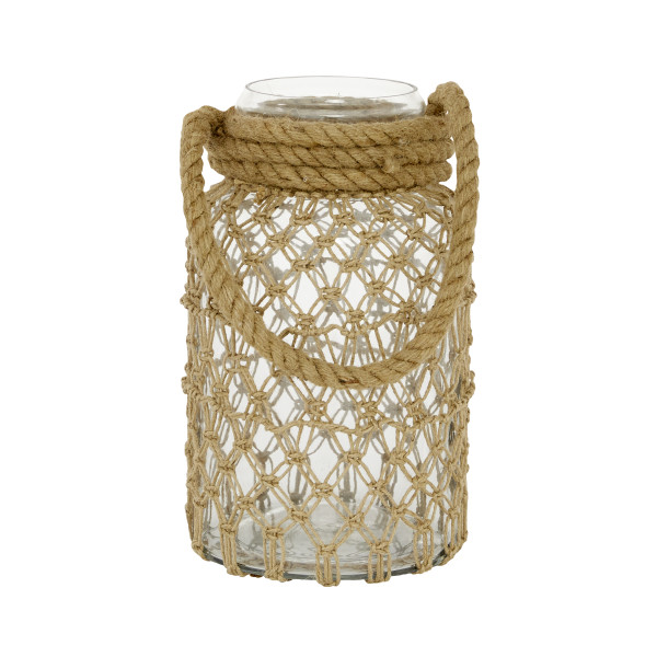 Clear Rope Candle Holder