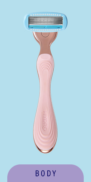 Schick Hydro Silk Moisturizing Razor for Women with Premium Rose Gold Metal Handle and 2 Refills