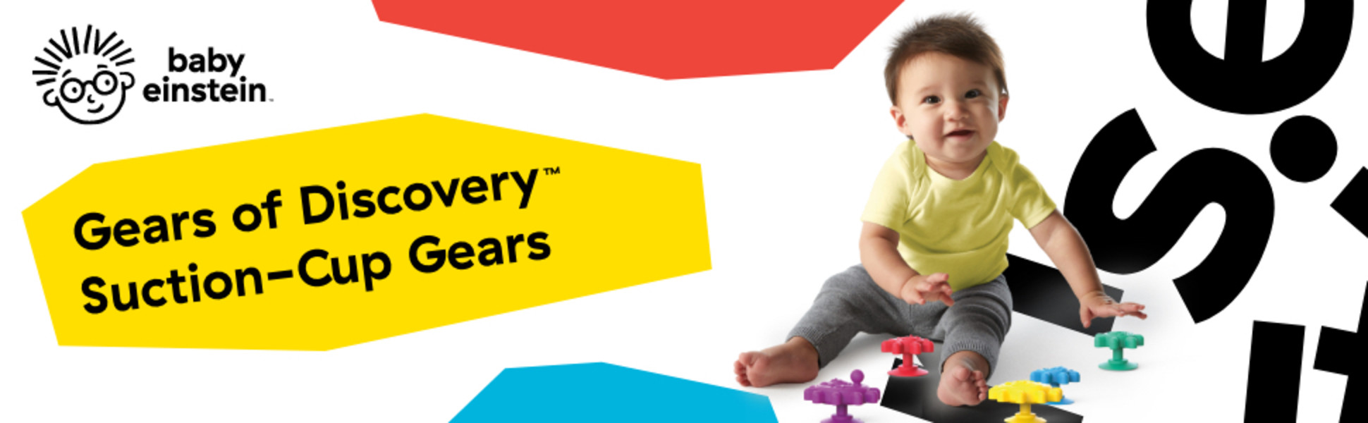Baby Einstein - Baby, Infant Toddler - Gears of Discovery™ Suction
