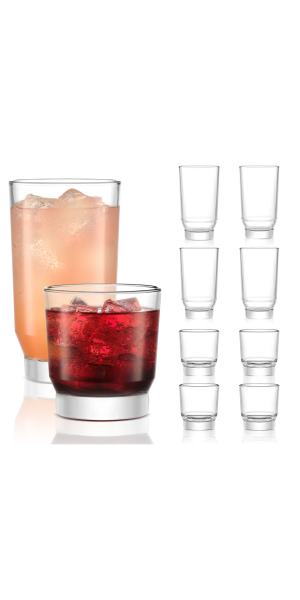 Libbey Merida 8-Piece Tumbler and Rocks Glass Set
