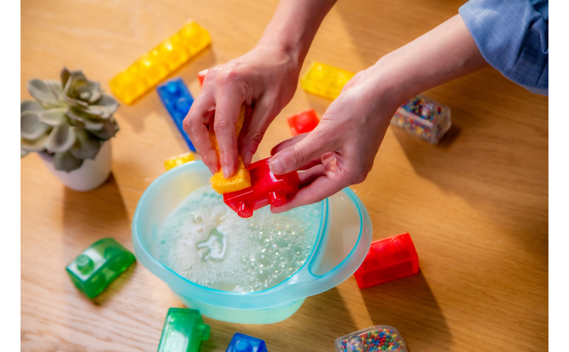 Jelly Blox - Stash & Stack - 2-in-1 Storage Case by Goliath