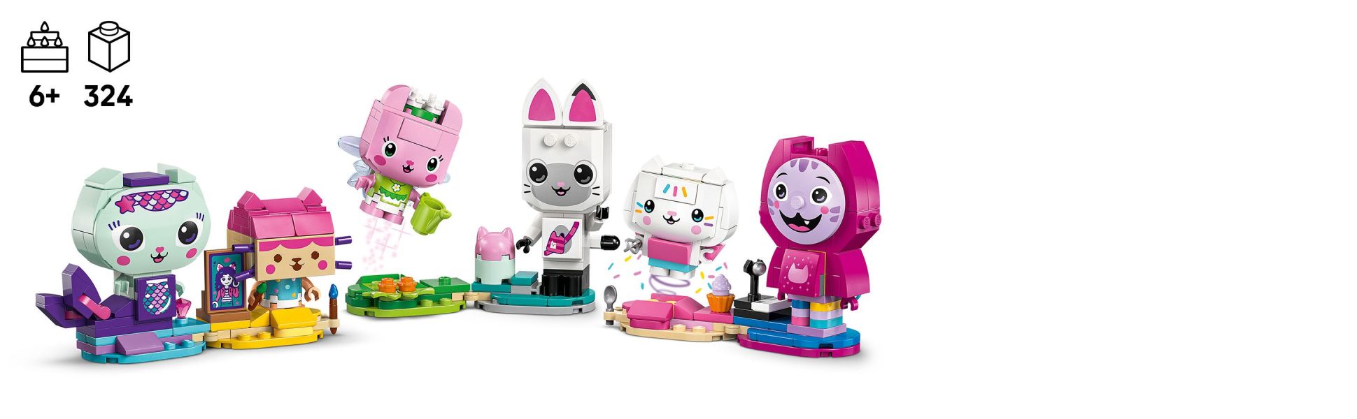 Little Gabby Cats can bring special moments from the show to life and invent imaginative adventures of their own.