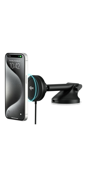 Velox Mini Qi2 Wireless Dash & Windshield Mount