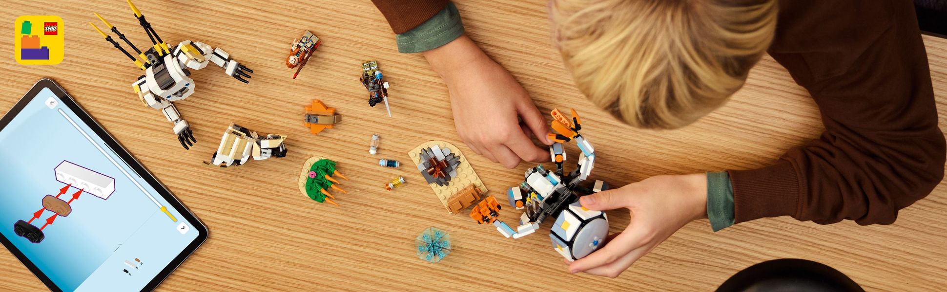 Builders can zoom in, rotate sets in 3D and track progress using the fun, intuitive LEGO Builder app.