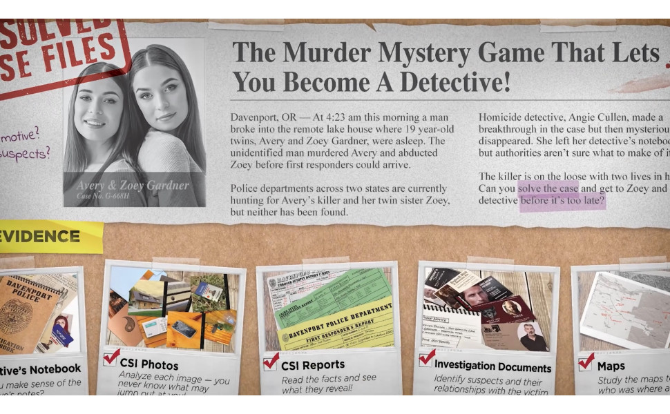 pressman-toys-unsolved-case-files-avery-zoey-gardner-crime-solving-party-game-recommended-for-ages-14-walmart-com for Free Printable Unsolved Case Files Pressman Toys Unsolved Case Files: Avery & Zoey Gardner - Crime Solving Party Game Recommended for Ages 14+ - Walmart.com for Free Printable Unsolved Case Files