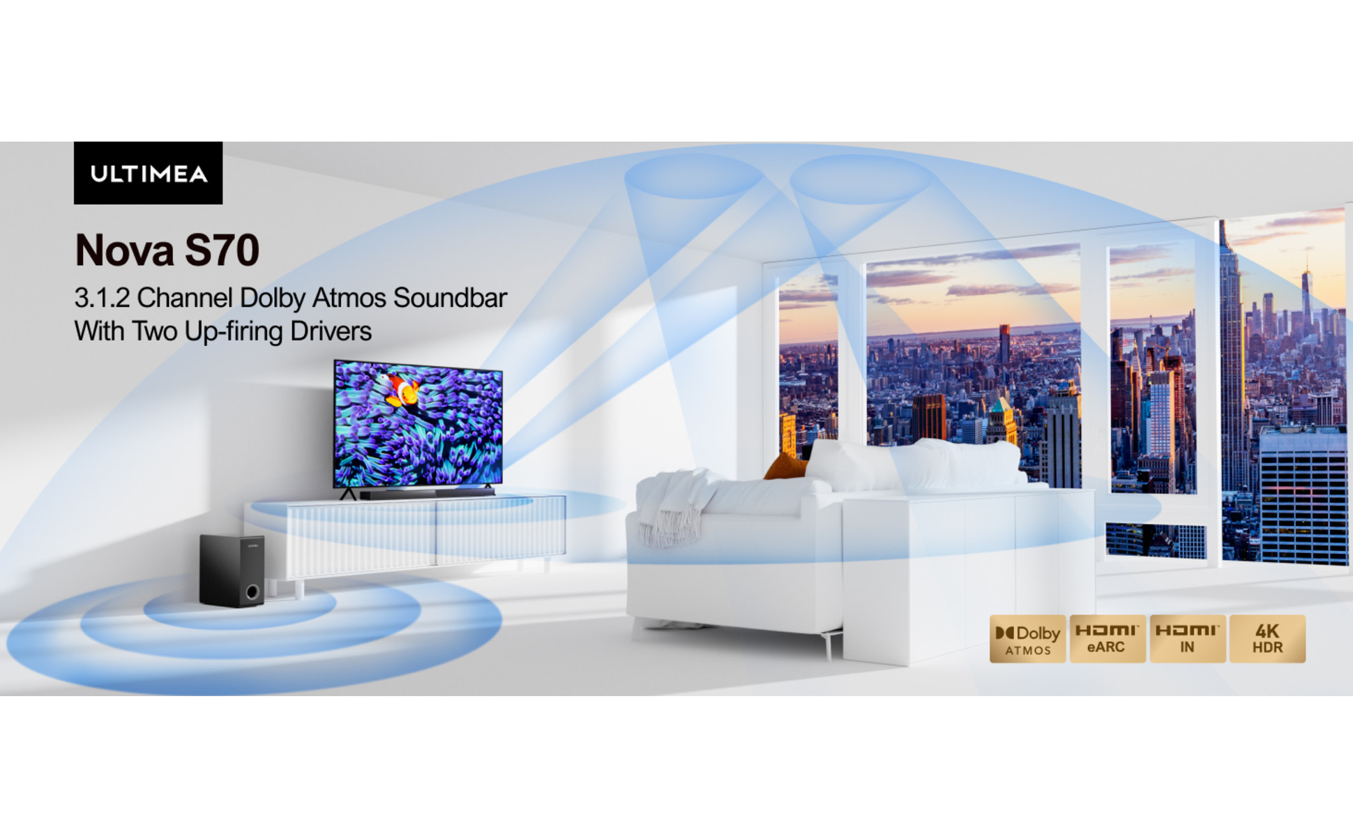 Speaker Placement Atmos Dolby Atmos Surround Sound System ULTIMEA