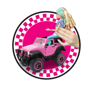 Girlmazing 1:16 Jeep Wrangler Pink RC Radio Control Cars 