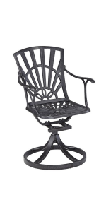 Grenada Charcoal Swivel Rocking Chair