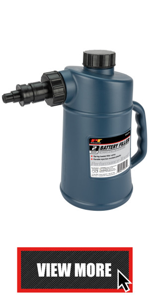Performance Tool Automotive 2 Quart Plastic Battery Filler