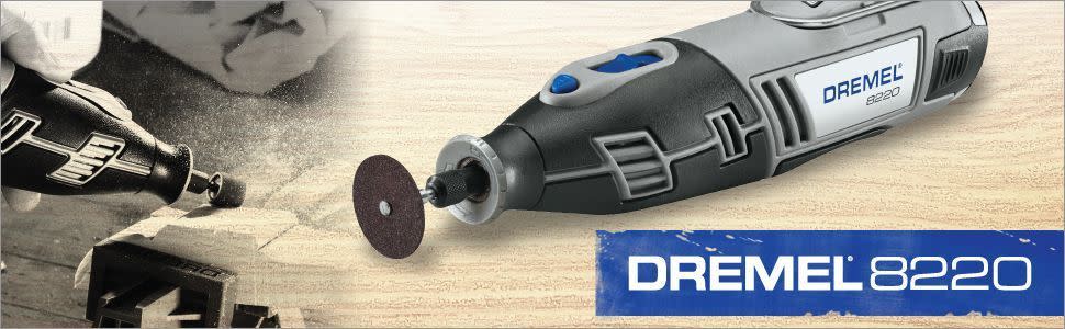 Shop Dremel 8220 Cordless 12V Variable Speed Rotary Tool with 1 Attachment  and 28 Accessories + 11-Piece EZ Lock Cutting Accessory Kit at
