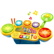 VTech Zoo Jamz Stompin' Fun Drums, Fun Musical Toy for Toddlers