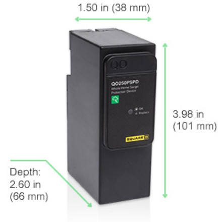 Square D 50kA Plug-On Neutral Whole Home Surge Protection