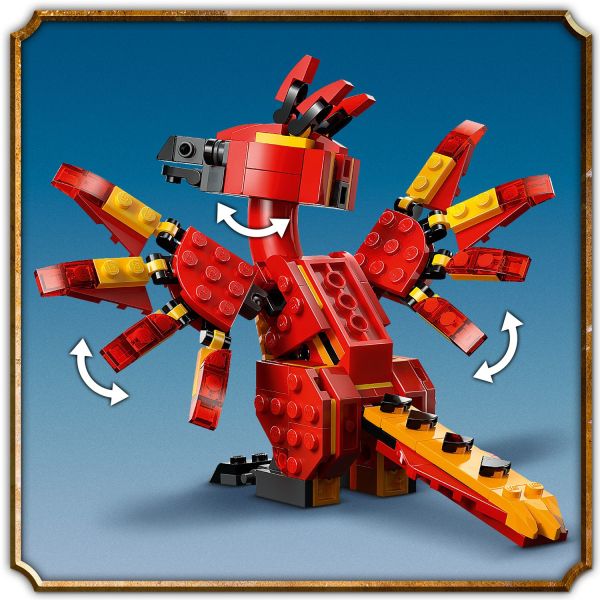 Adjust his head, beak and wings to recreate familiar poses.