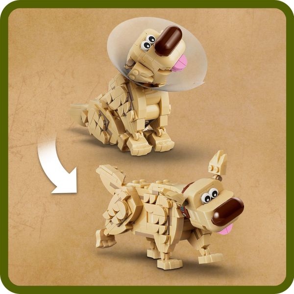 Both characters pose in different ways; and Dug can sit or stand.