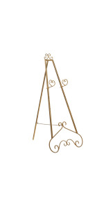 Traditional Gold Metal Easel