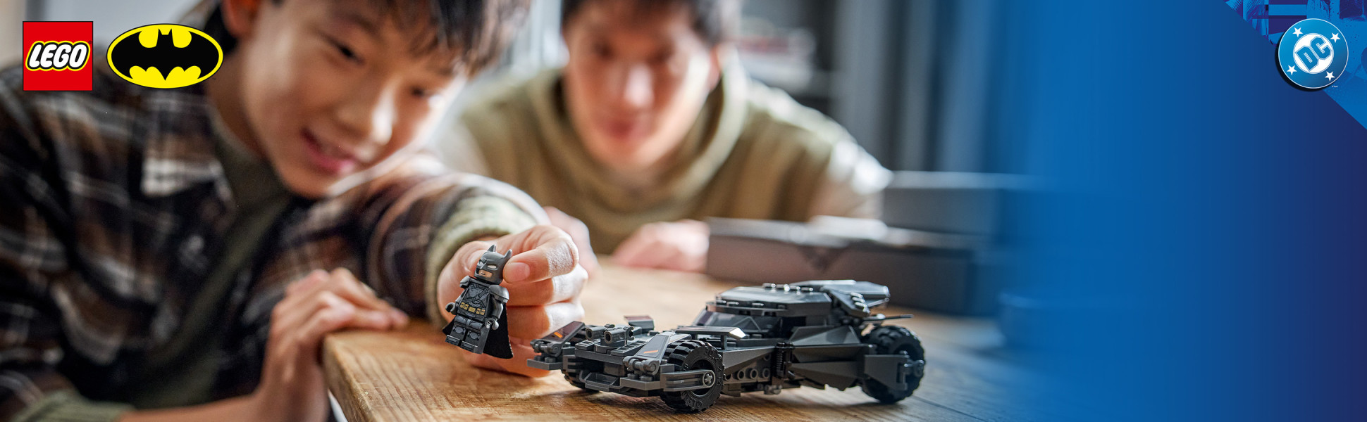 Kids who love cool cars and super-hero action can recreate the iconic vehicle from BATMAN V SUPERMAN in stunning detail.