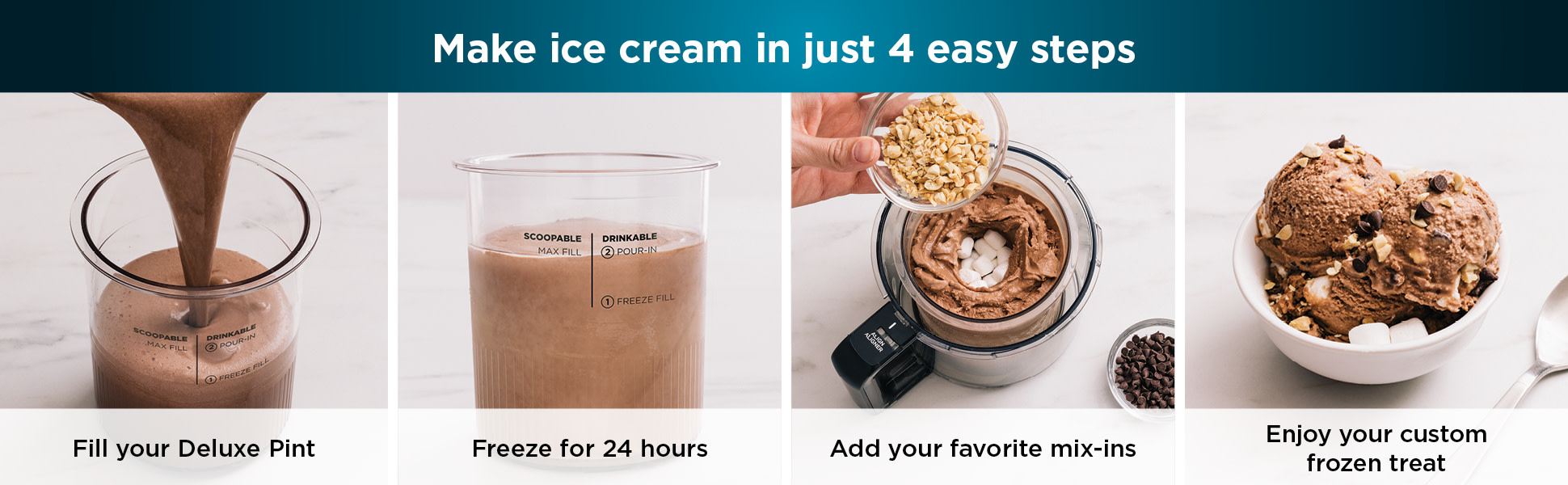 2.1 Qt. Stainless Steel Champagne Gold Electric Ice Cream Maker with  Built-In Timer and Ice Cream Scoop