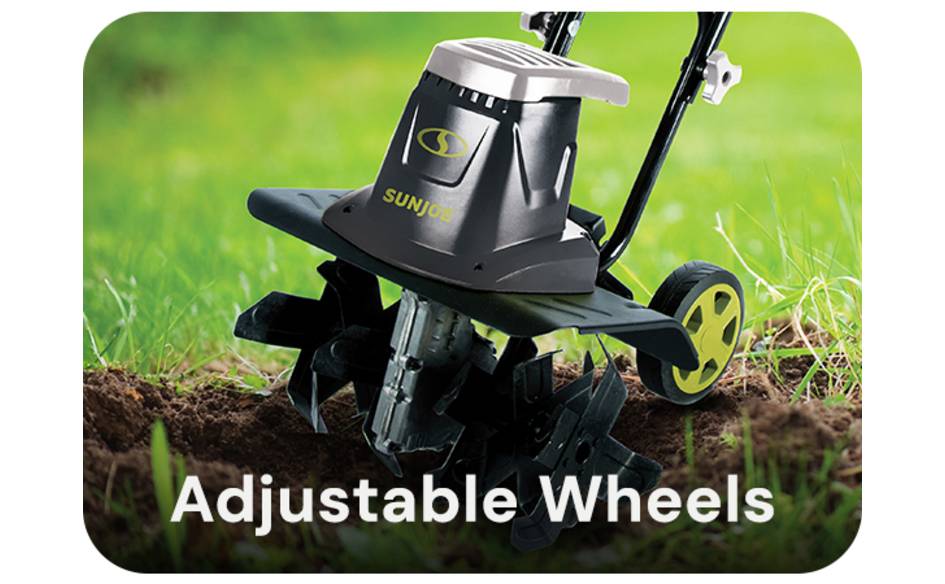 Sun Joe Power Corded 12-inch Electric Garden Tiller + Cultivator