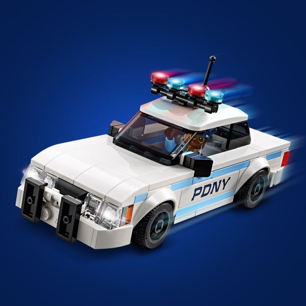 Put minifigures inside the vehicle.