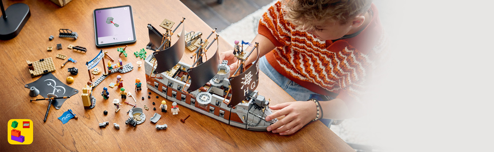 Includes interactive 3D building instructions