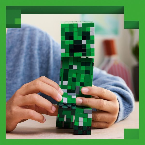 The supersized Creeper stands over 8 in. (21 cm) tall.