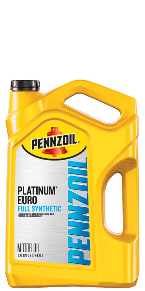 Pennzoil Platinum Euro Full Synthetic 0W-40 Motor Oil, 5 Quart