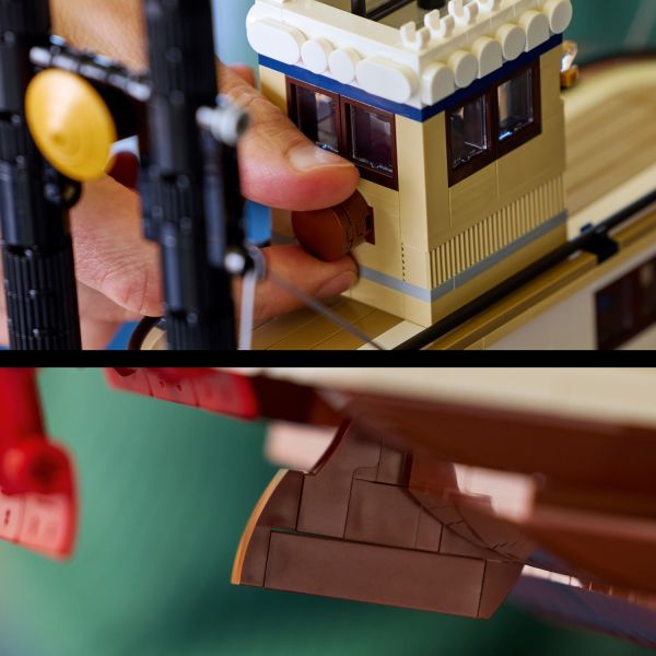 Activate the rudder in 2 alternative ways.