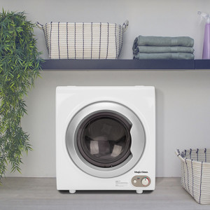 Magic Clean 2.6 Cu. ft. Front Load White Electric Portable Dryer 