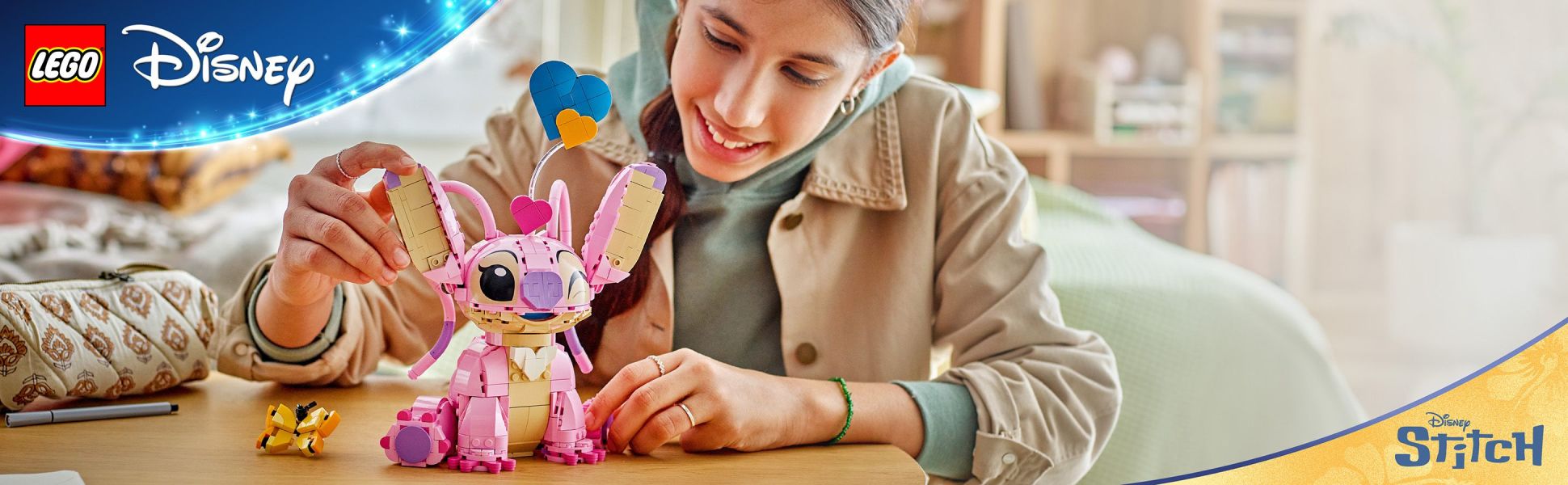 Fulfill a child or fan’s passion for fun with a display-worthy LEGO | Disney buildable character and brick-built accessories.