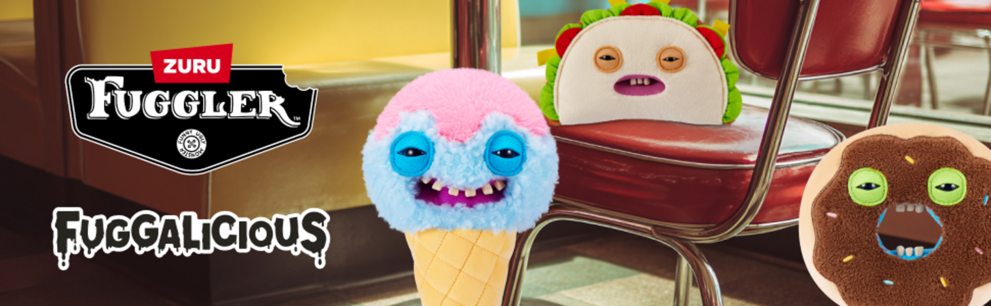 Fuggler, Plush Monster, Multicolor, 9 inch, Polyester - Walmart.com