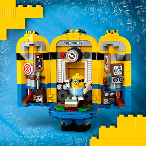 LEGO Minions Personaggi Minions e la loro Tana, Set di Costruzioni da  Esporre con Figure di Stuart, Kevin e Bob, 75551 – Giochi e Prodotti per  l'Età Evolutiva