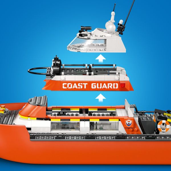Floatable vessel with removable deck layers.