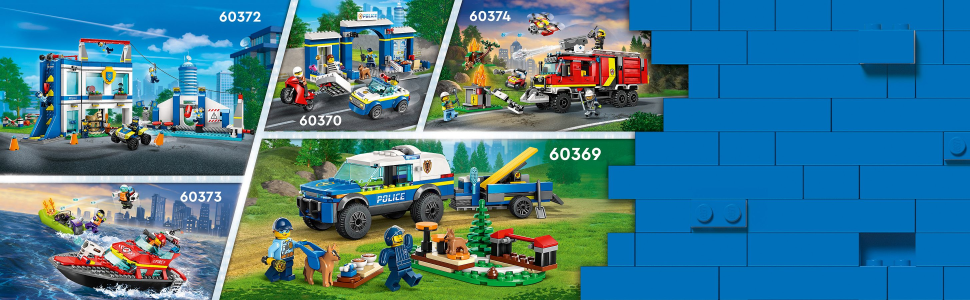 Lego City Mobile Police Dog Training Set With Toy Car 60369 : Target